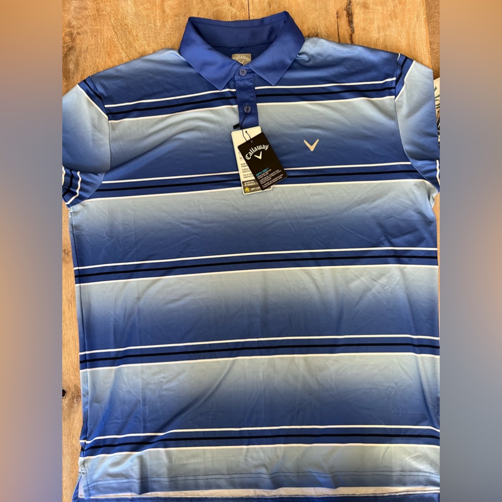 3/$90 NEW Callaway golf polo